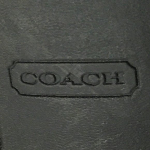 COACH "Diane" Logo'd Canvas & Leather Sling Back Heels 🐴 - Picture 13 of 15